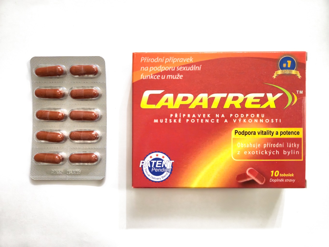 CAPATREX balenie po 10 toboliek